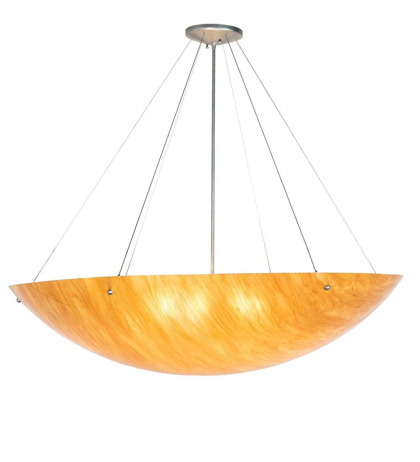 Meyda Tiffany - 216810 - Eight Light Pendant - Cypola - Brushed Nickel Powder Coat