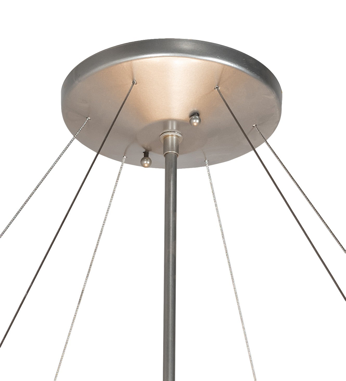 Meyda Tiffany - 216810 - Eight Light Pendant - Cypola - Brushed Nickel Powder Coat