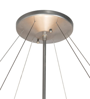 Meyda Tiffany - 216810 - Eight Light Pendant - Cypola - Brushed Nickel Powder Coat