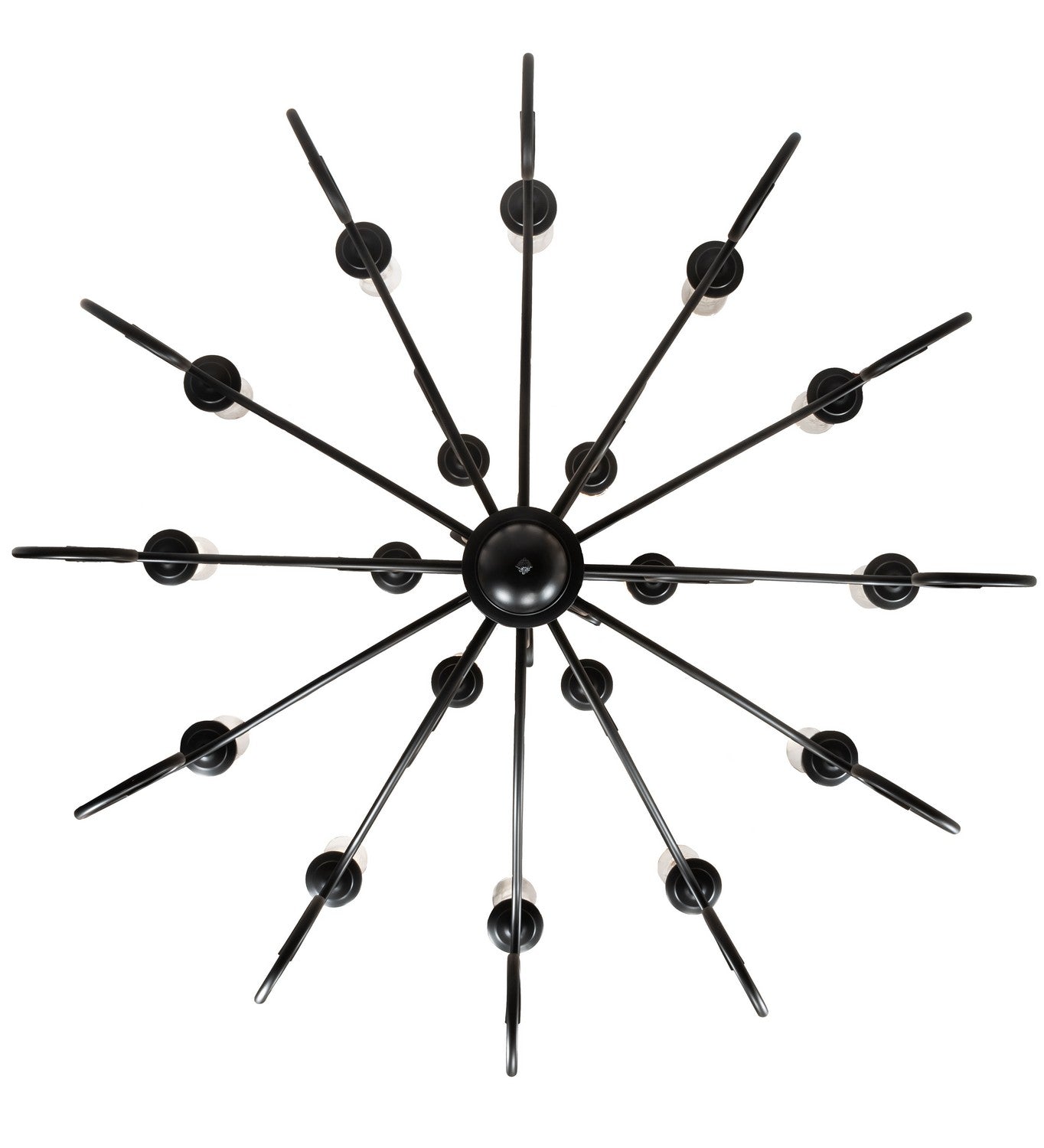 Meyda Tiffany - 217145 - 18 Light Chandelier - Sienna - Satin Black Wrought Iron