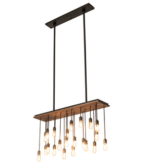 Meyda Tiffany - 217430 - 22 Light Pendant - Alva - Oxidized Steel