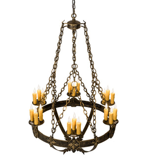 Meyda Tiffany - 217524 - 18 Light Chandelier - Neapolis - Florentine Gold