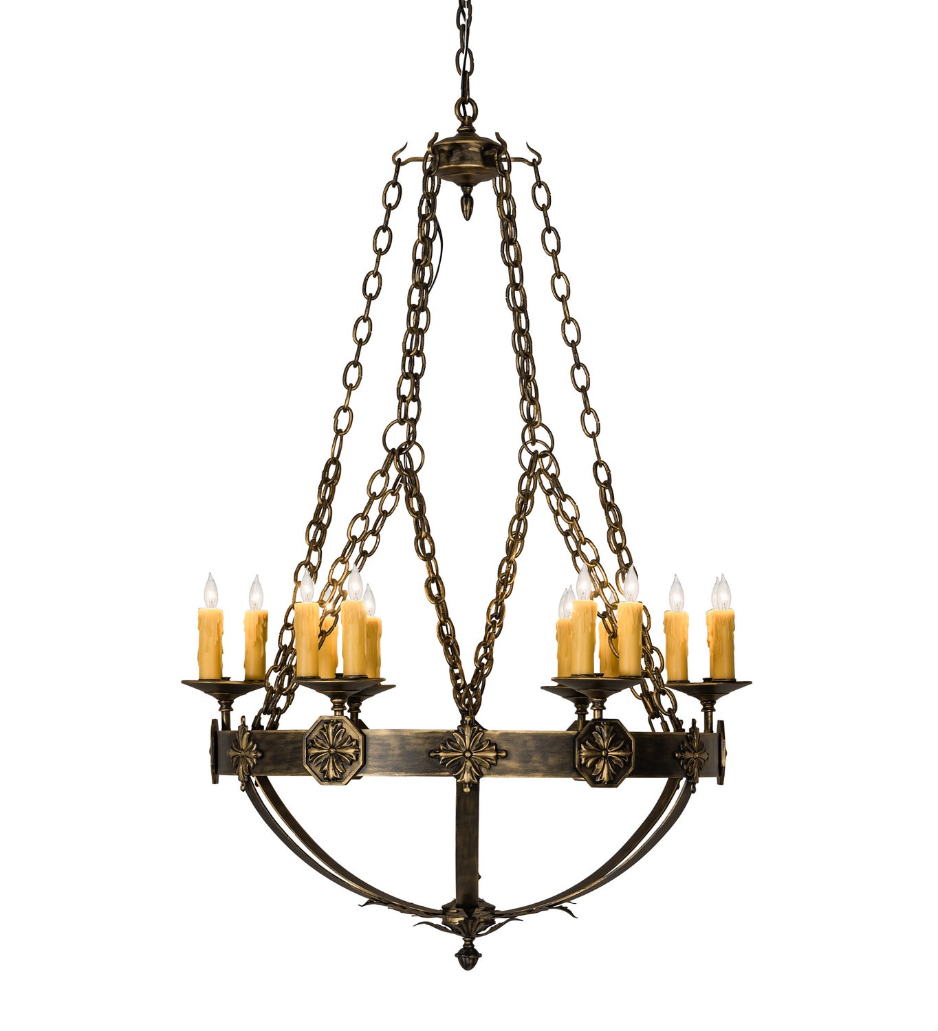 Meyda Tiffany - 217524 - 18 Light Chandelier - Neapolis - Florentine Gold