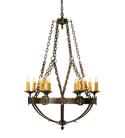 Meyda Tiffany - 217524 - 18 Light Chandelier - Neapolis - Florentine Gold