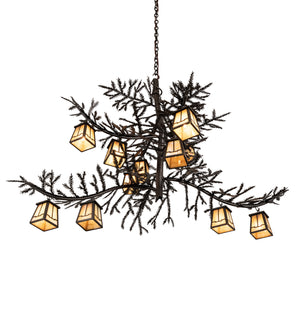 Meyda Tiffany - 218578 - 12 Light Chandelier - Pine Branch - Copper Rust