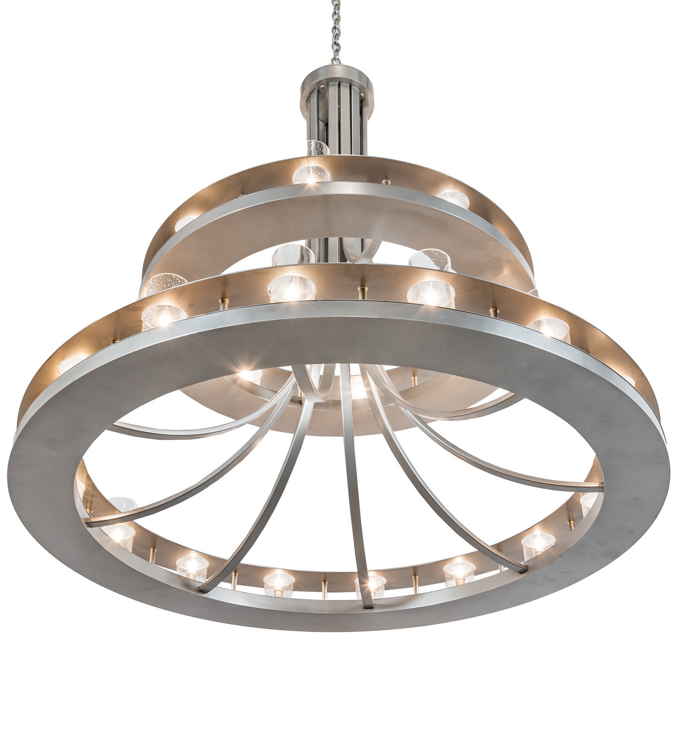 Meyda Tiffany - 218772 - 24 Light Chandelier - Arion - Nickel