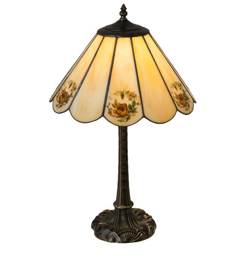 Meyda Tiffany - 218828 - One Light Table Lamp - Roses