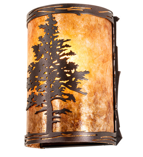 Meyda Tiffany - 219235 - One Light Wall Sconce - Tamarack - Mahogany Bronze