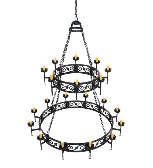 Meyda Tiffany - 219839 - 20 Light Chandelier - Majella - Antique Iron Gate