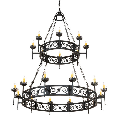 Meyda Tiffany - 219839 - 20 Light Chandelier - Majella - Antique Iron Gate