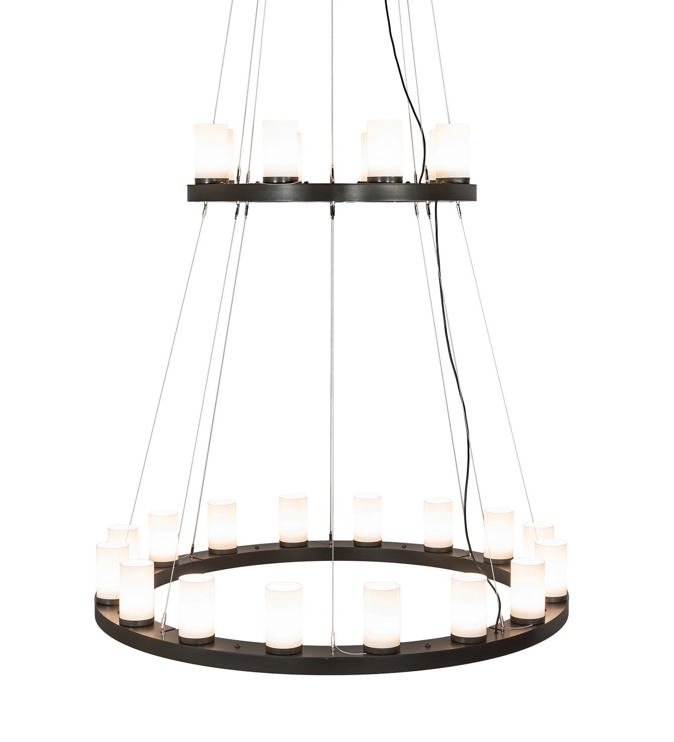 Meyda Tiffany - 219925 - LED Chandelier - Loxley - English Brown