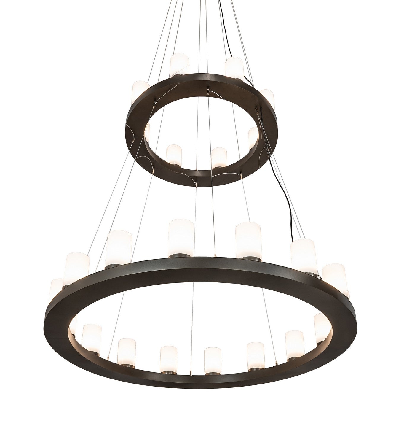 Meyda Tiffany - 219925 - LED Chandelier - Loxley - English Brown