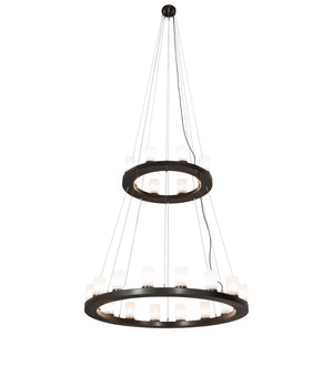 Meyda Tiffany - 219925 - LED Chandelier - Loxley - English Brown