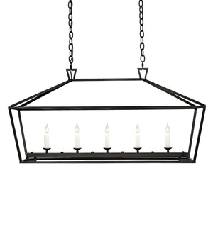 Meyda Tiffany - 219935 - Five Light Pendant - Kitzi - Flat Black