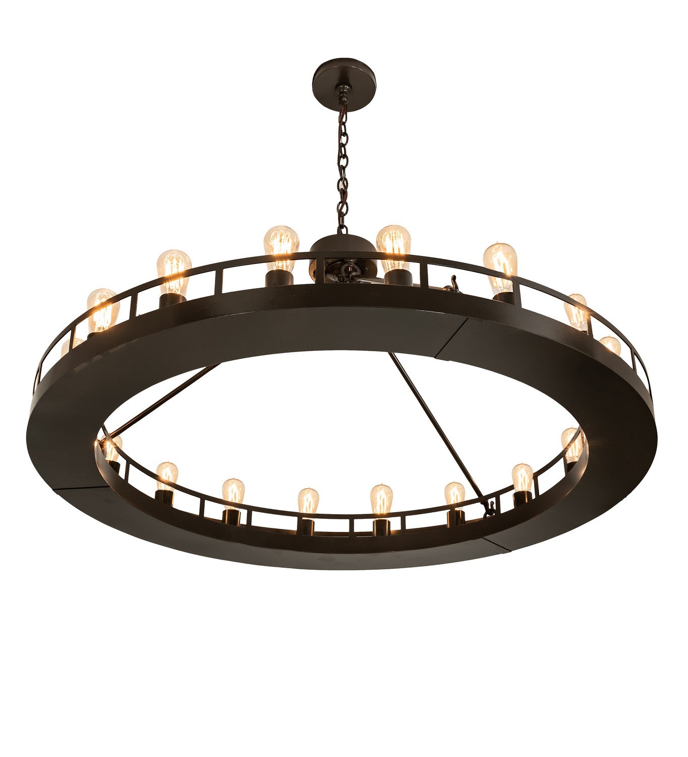 Meyda Tiffany - 220284 - 18 Light Pendant - Barbury - Timeless Bronze