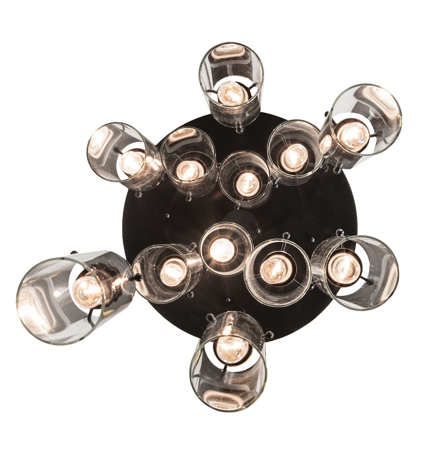 Meyda Tiffany - 220696 - 12 Light Pendant - Cilindro - Solar Black