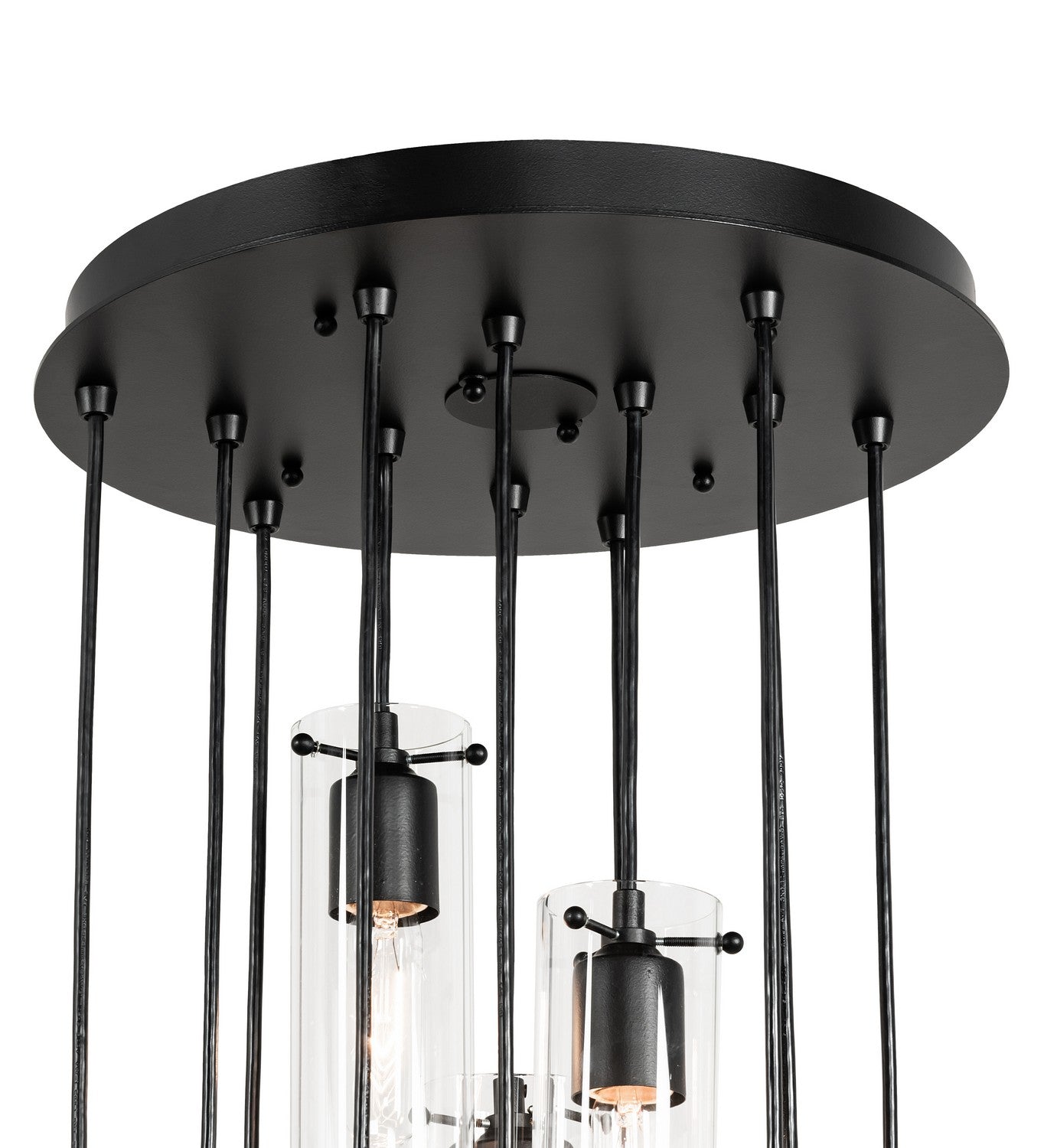 Meyda Tiffany - 220696 - 12 Light Pendant - Cilindro - Solar Black