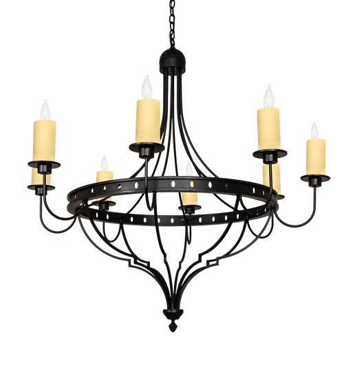 Meyda Tiffany - 220739 - Eight Light Chandelier - Bottini - Textured Black