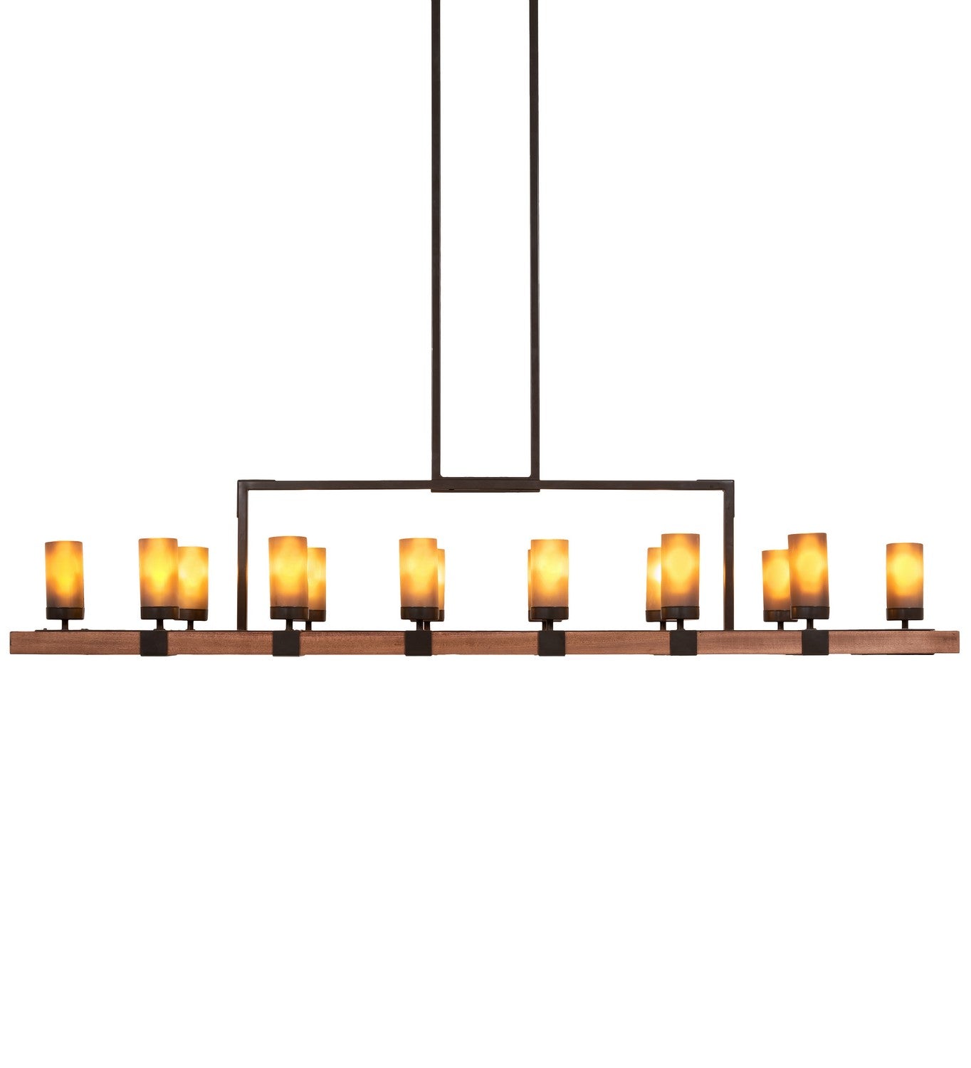 Meyda Tiffany - 220740 - 14 Light Chandelier - Grand Terrace - Walnut Stained And Timeless Bronze