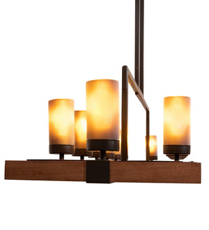 Meyda Tiffany - 220740 - 14 Light Chandelier - Grand Terrace - Walnut Stained And Timeless Bronze