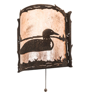 Meyda Tiffany - 220794 - One Light Wall Sconce - Loon - Distressed Chestnut