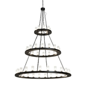 Meyda Tiffany - 221385 - 48 Light Chandelier - Loxley - Textured Black