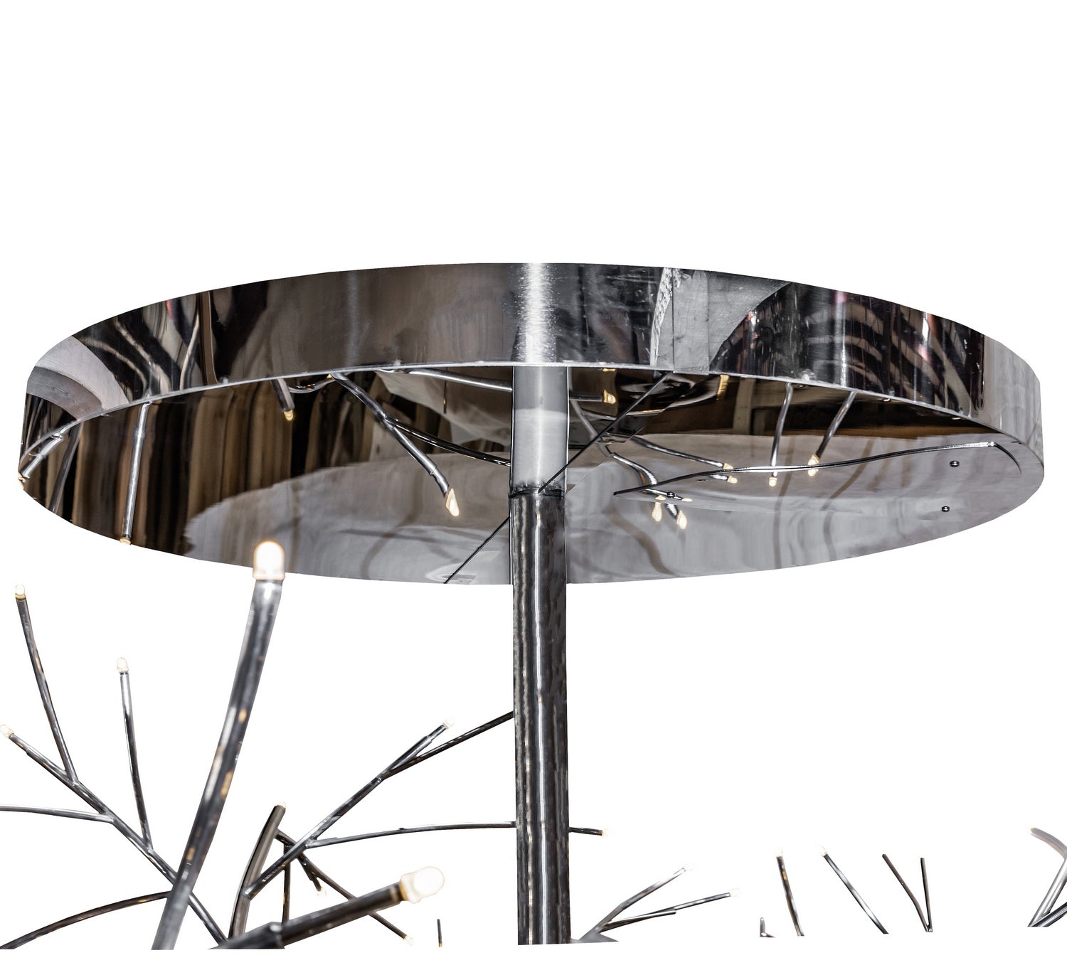 Meyda Tiffany - 221927 - LED Chandelier - Thicket - Polished Stainless Steel