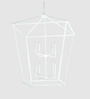 Meyda Tiffany - 222019 - Eight Light Pendant - Kitzi - Matte White