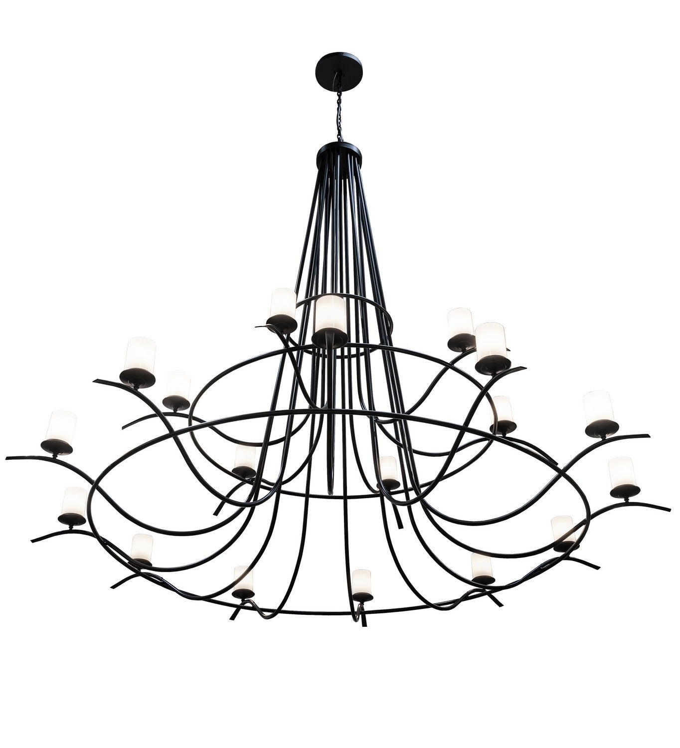 Meyda Tiffany - 222728 - 18 Light Chandelier - Octavia - Solar Black