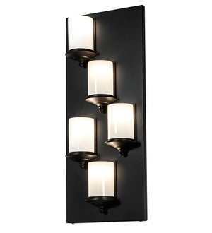 Meyda Tiffany - 222730 - Five Light Wall Sconce - Octavia - Solar Black