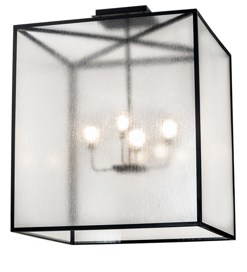 Meyda Tiffany - 222733 - LED Pendant - Kitzi Box - Flat Black