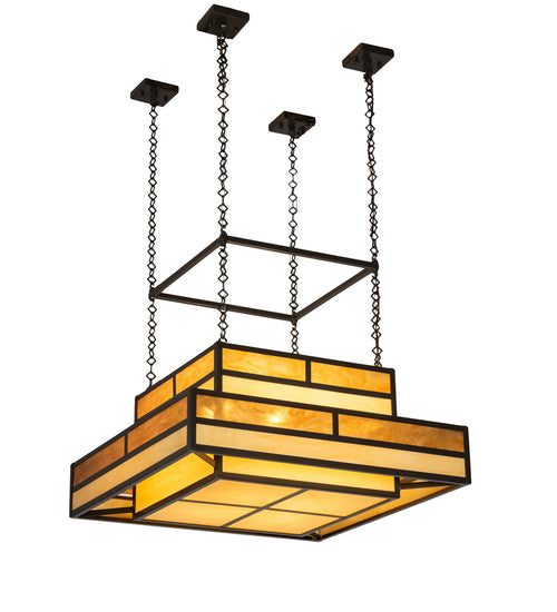 Meyda Tiffany - 223100 - Eight Light Pendant - Hyde Park - Timeless Bronze