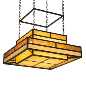 Meyda Tiffany - 223100 - Eight Light Pendant - Hyde Park - Timeless Bronze