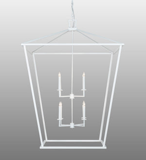 Meyda Tiffany - 223475 - Eight Light Pendant - Kitzi - Matte White