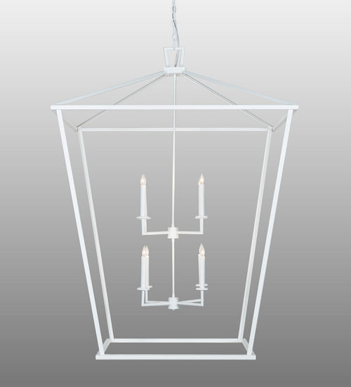 Meyda Tiffany - 223475 - Eight Light Pendant - Kitzi - Matte White