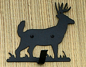 Meyda Tiffany - 22414 - Key Holder - Lone Deer - Textured Black