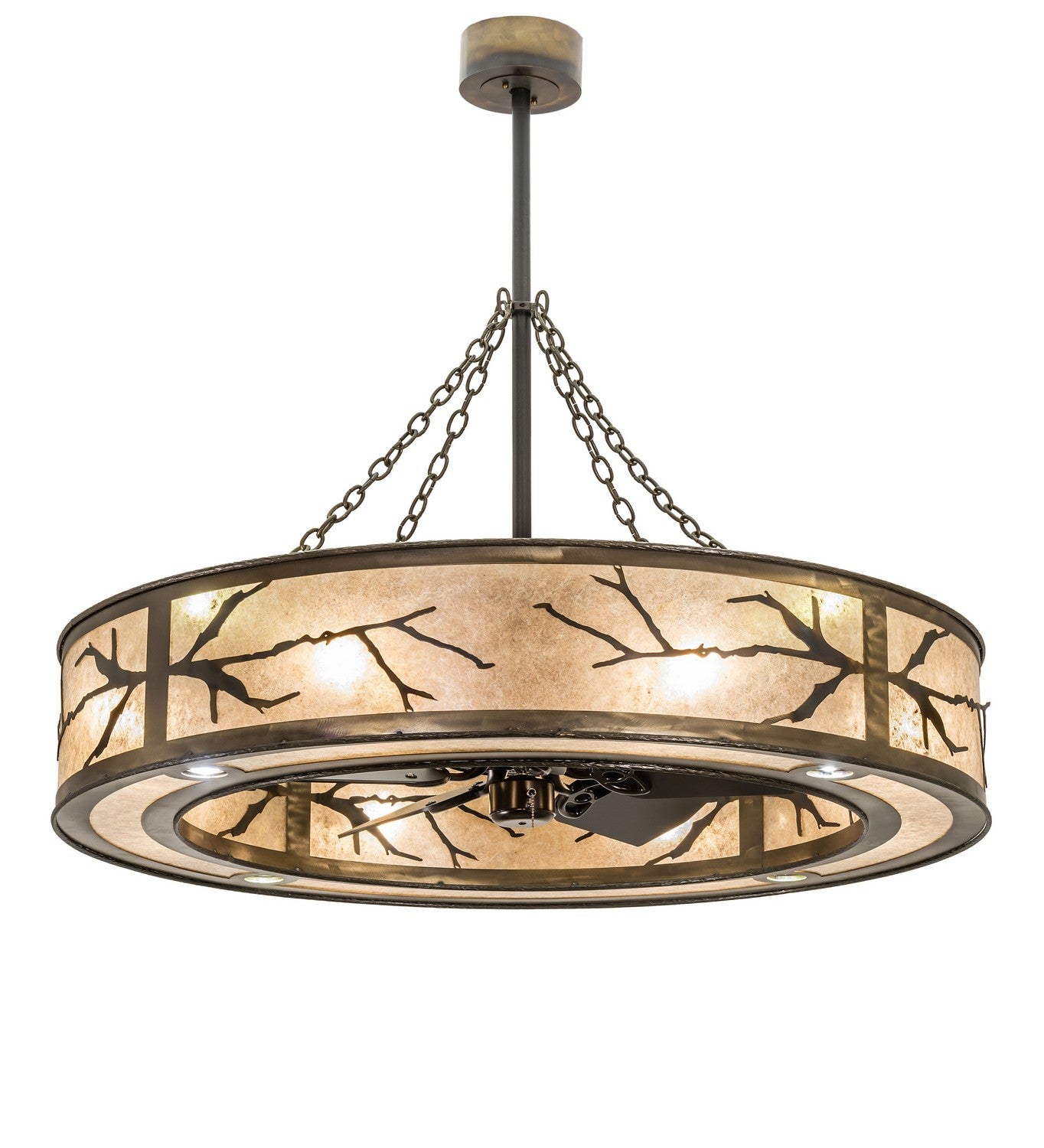 Meyda Tiffany - 224912 - 16 Light Chandel-Air - Branches - Dark Burnished Antique Copper