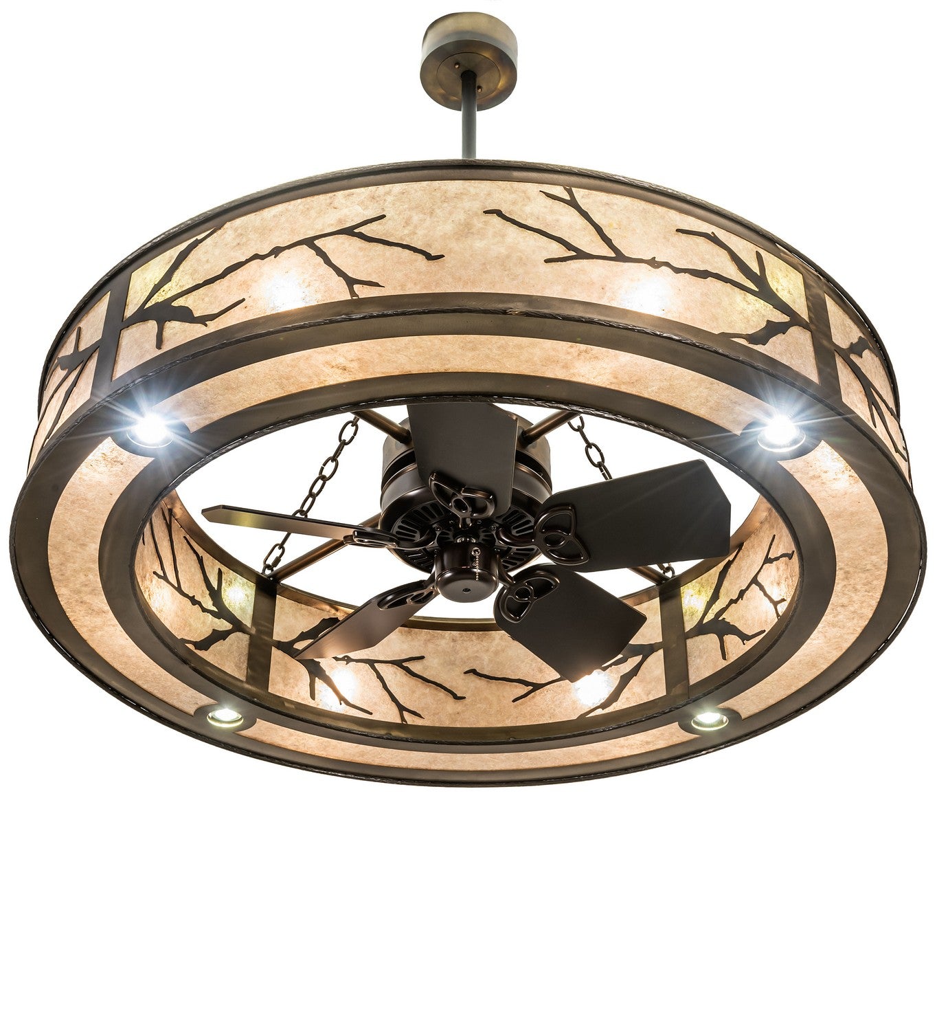 Meyda Tiffany - 224912 - 16 Light Chandel-Air - Branches - Dark Burnished Antique Copper