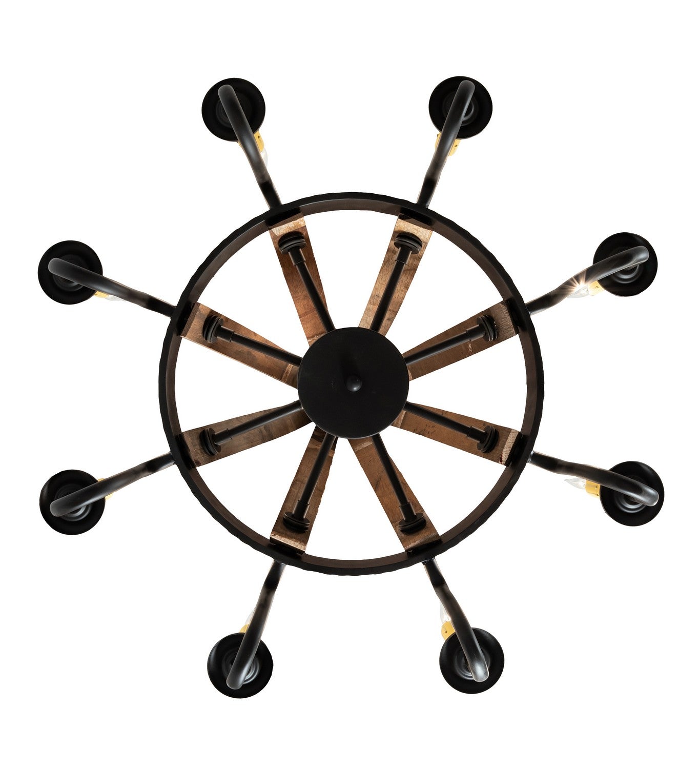 Meyda Tiffany - 224987 - Eight Light Chandelier - Barrel Stave - Oil Rubbed Bronze