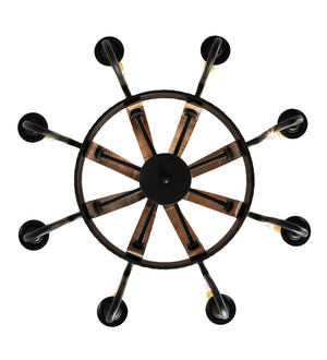 Meyda Tiffany - 224987 - Eight Light Chandelier - Barrel Stave - Oil Rubbed Bronze