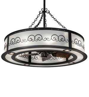 Meyda Tiffany - 225290 - 16 Light Chandel-Air - Putrelo - Old Wrought Iron