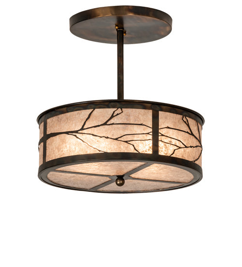 Meyda Tiffany - 225295 - Two Light Pendant - Branches - Dark Burnished Antique Copper