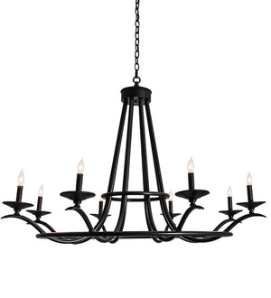 Meyda Tiffany - 225442 - Eight Light Chandelier - Octavia - Blackwash