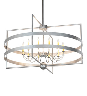 Meyda Tiffany - 225508 - 12 Light Chandelier - Aldari - Nickel Powder Coat