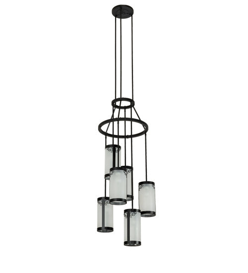 Meyda Tiffany - 225670 - Six Light Chandelier - Putrelo - Old Wrought Iron