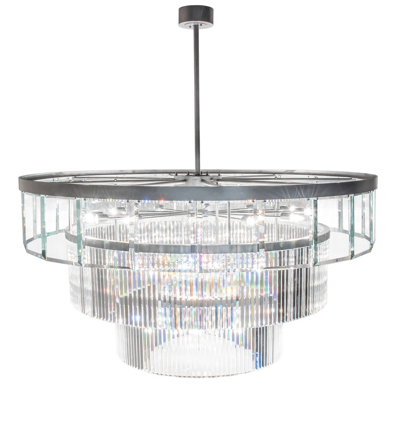 Meyda Tiffany - 226528 - 27 Light Chandelier - Beckam - Sparkle Silver