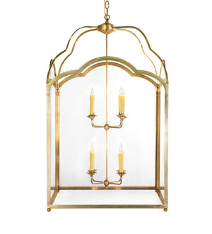 Meyda Tiffany - 227464 - Eight Light Pendant - Claudette - Raw Brass