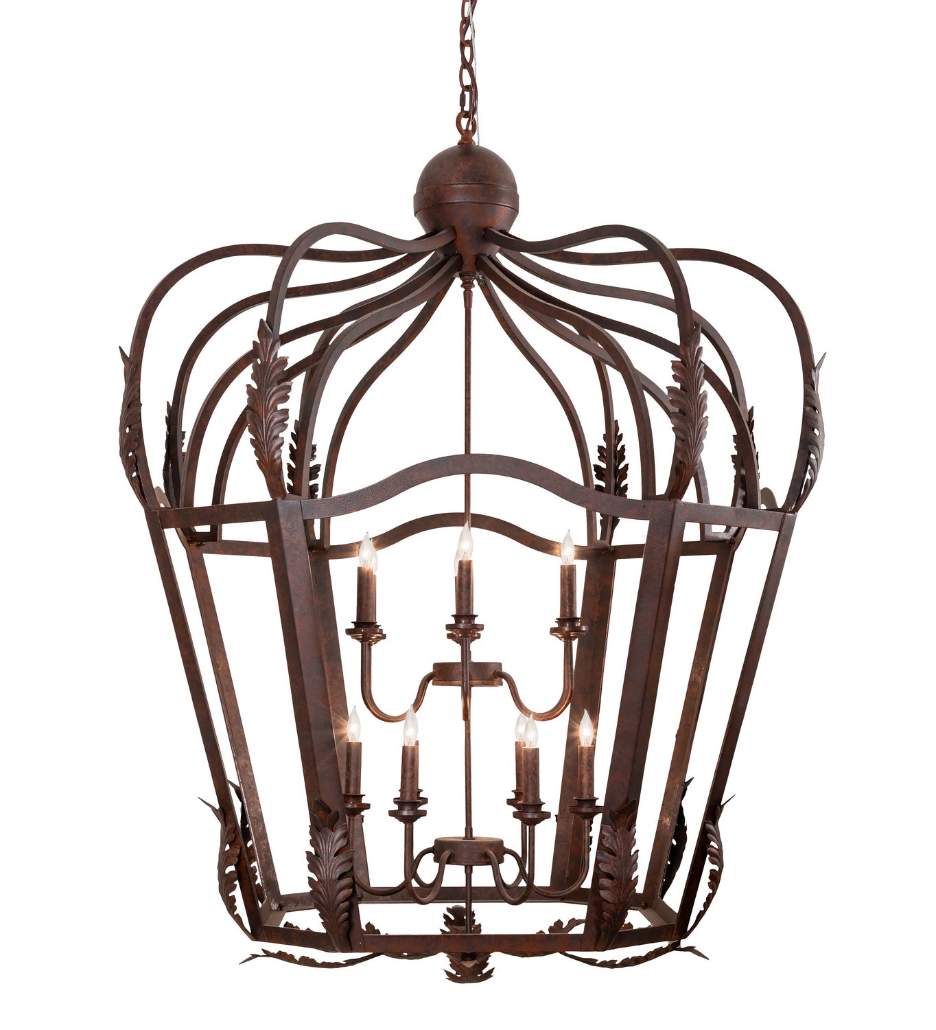 Meyda Tiffany - 227873 - 12 Light Pendant - Citadel - Rusty Nail Textured