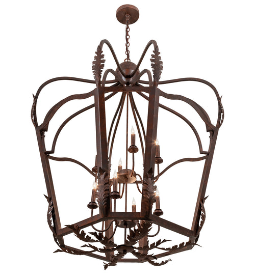 Meyda Tiffany - 227873 - 12 Light Pendant - Citadel - Rusty Nail Textured