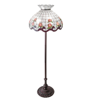 Meyda Tiffany - 228096 - Three Light Floor Lamp - Roseborder